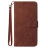 For iPhone 17 Pro Max Leather Case with Hand Strap Wallet Stand Phone Cover