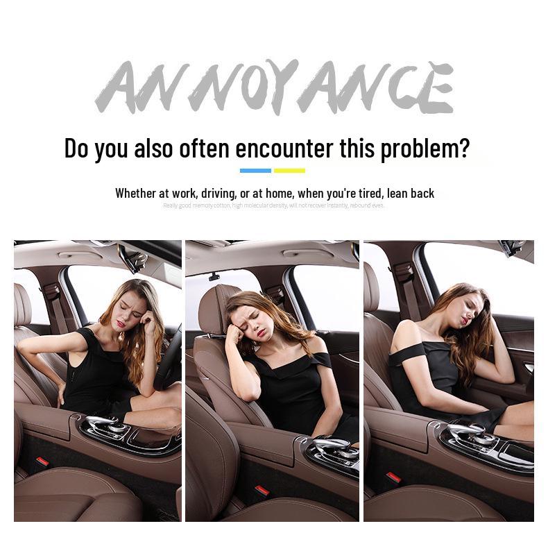 Comfortable Deer Velvet Headrest for Leapmotor C10/C16 Car Seat - Neck Support Pillow