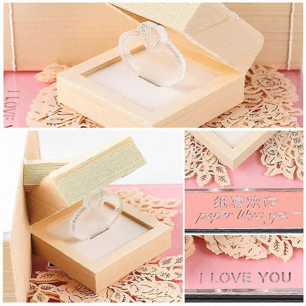 Valentine's Day Ring 3D Notepad