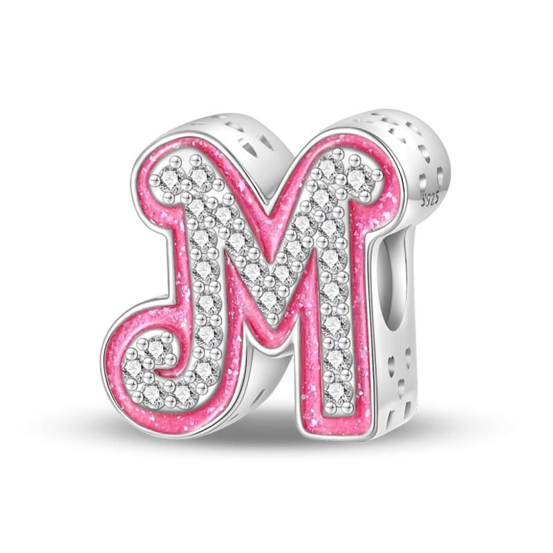 Charms Beads Copper Pink Perfume Bottle Letter Luminous Firefly Tarot Card Beads Fit Diy Bracelets Jewelry