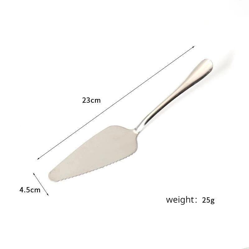 

Полезная лопатка для торта из нержавеющей стали, треугольная лопатка для сыра, зубчатая лопатка для пиццы, свадебный торт на день рождения, выпечка, кухонный инструмент