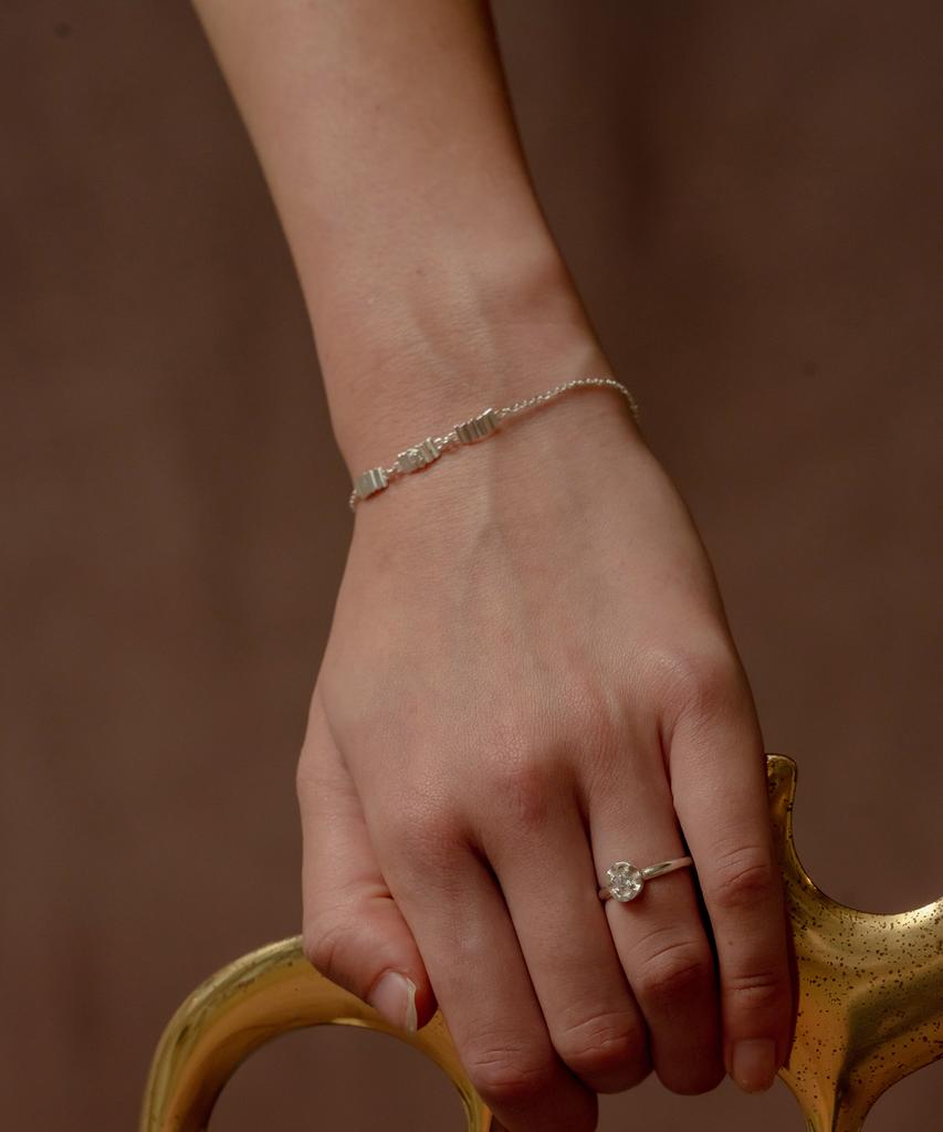 Fademine Triple Pleated Bracelet