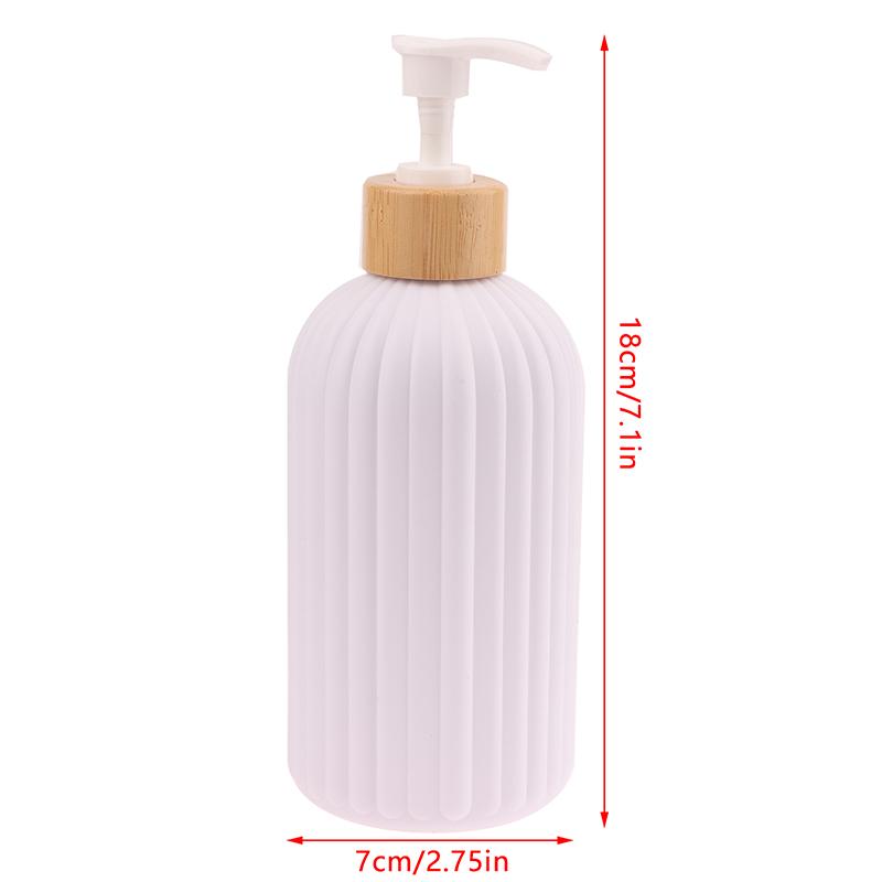 1Pcs 500Ml Soap Dispenser With Pump Refillable Shampoo Empty Bottle Kitchen Bathroom Hands Body Wash Lotion Container