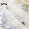 Faux Pearl Decorated Pen DIY Beadable Pen, Rhinestone Ballpoint Fancy Glitter Creative for Crafting, Student Stationery Office Writing Tools Crafts