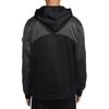 Nike Printed Logo Pullover Hoodie Colorblock Sweatshirt for Men Black