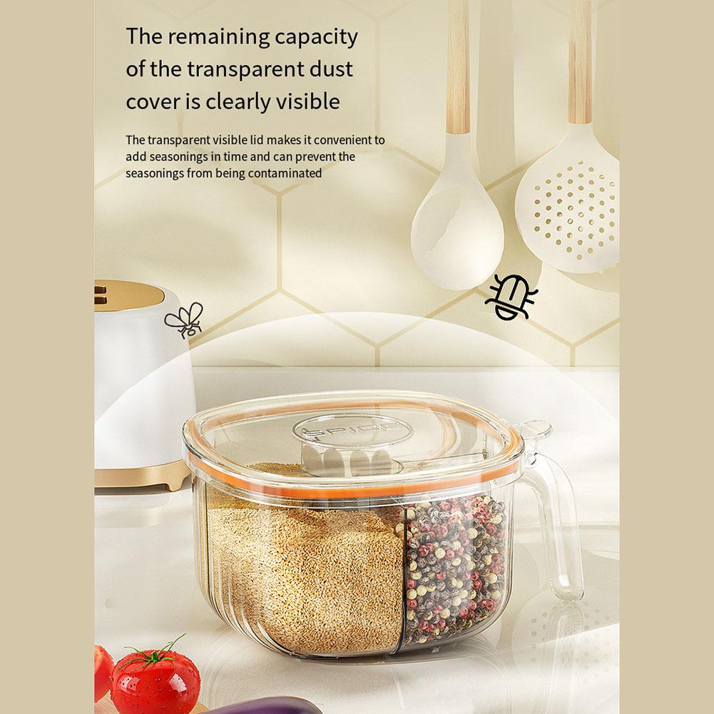 

Cooking Preparation Kitchen Organizer Five Compartments Compact Kitchen Tool Condiment Storage Easy Access Seasonings China Mainland