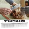 Hair Cleaning Brush Multifunctional Dog Shedding Brush Stainless Steel Double Sided Pet Grooming Tool for Dogs & Cats