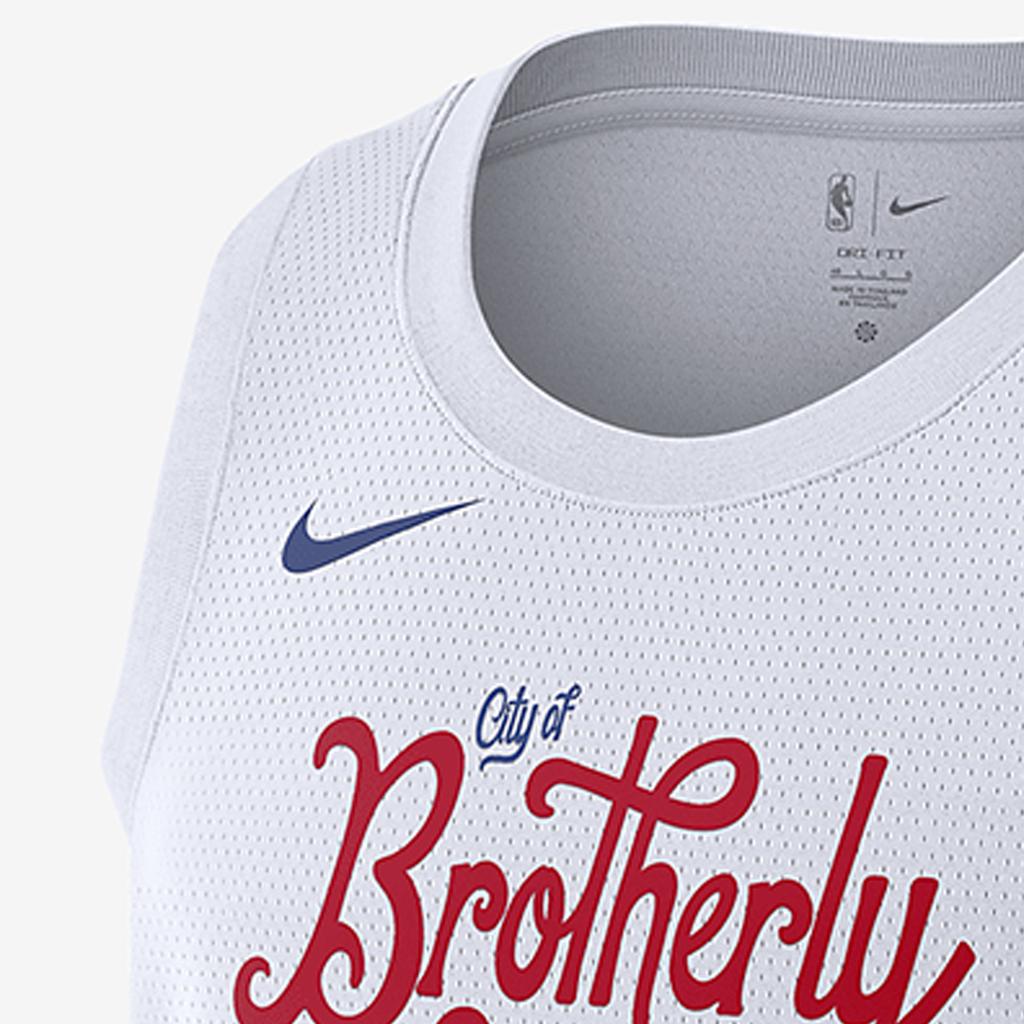 New Nike Nba Joel Embiid Philadelphia 76ers City Edition 2022 Swingman Jersey DO9606-101