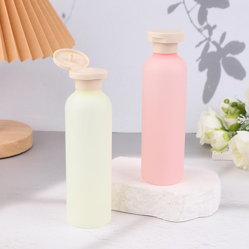 200ML Plastic Shampoo Shower Gel Foaming Soap Dispensers Refillable Bottles Flip Lotion Bottles