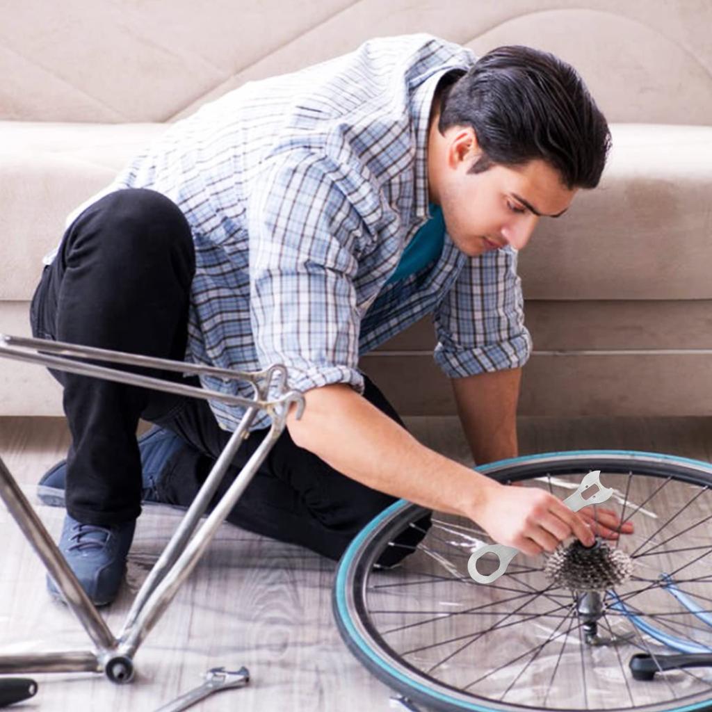 Outil Spécial Boîtier de Pédalier de Vélo Outil de Réparation de Pédalier Outil de Réparation VTT Vélo de Route Démonte-Clé Clé à Crochet Clé de Réparation Boîtier de Pédalier Vélo
