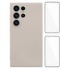 WANLONFENG RB3 Series For Samsung Galaxy S24 Ultra Case with 2Pcs Screen Film Precise Lens Hole Soft TPU Phone Back Cover