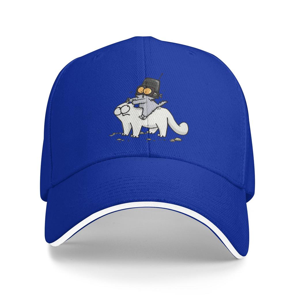 Simons Cat Baseball Cap  y2k Funny Hip Hop Hats Summer Unisex-Teens Kpop Rock Baseball Caps