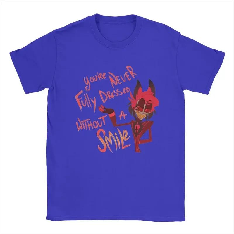 Alastor hazbins hotels T shirt for Unisex pure cotton funny Tshirt round collar tees short sleeve tops XL