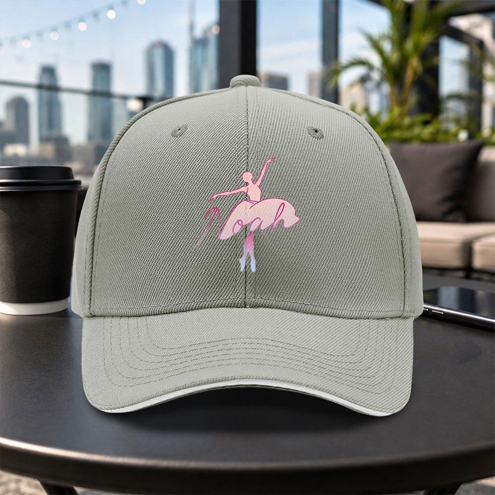 Noah Ballerina Sandwich Baseball Cap Unisex Adjustable Duckbill Hat Lightweight Casual Outdoor Cap Multiple Colors