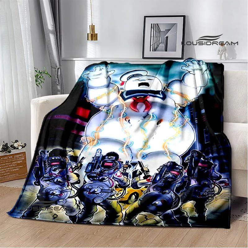 Ghostbusters Cartoon printed blanket Warm Flannel Blankets Soft and Comfortable Home Travel Blanket bed linings Birthday Gift