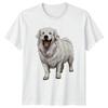 Great Pyrenees Dog Animals Graphic Unisexs TShirt Unisexs Tee