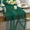 Elegant Tulle Tulle Sheer Table Runner Boho Rustic Chiffon Table Runner  Party Banquet