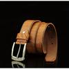 Genuine Leather Men's Belt Luxury High Quality Classic Buckle Business Cowboy Vintage Waistband Alloy Belts