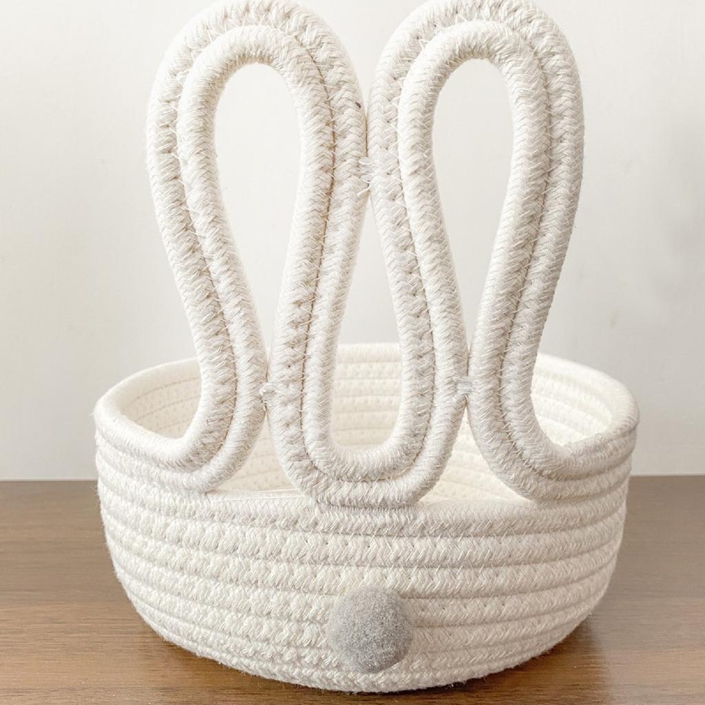 Cotton Yarn Storage Basket Knitting Basket Snack And Toy Organizer  Storage Box