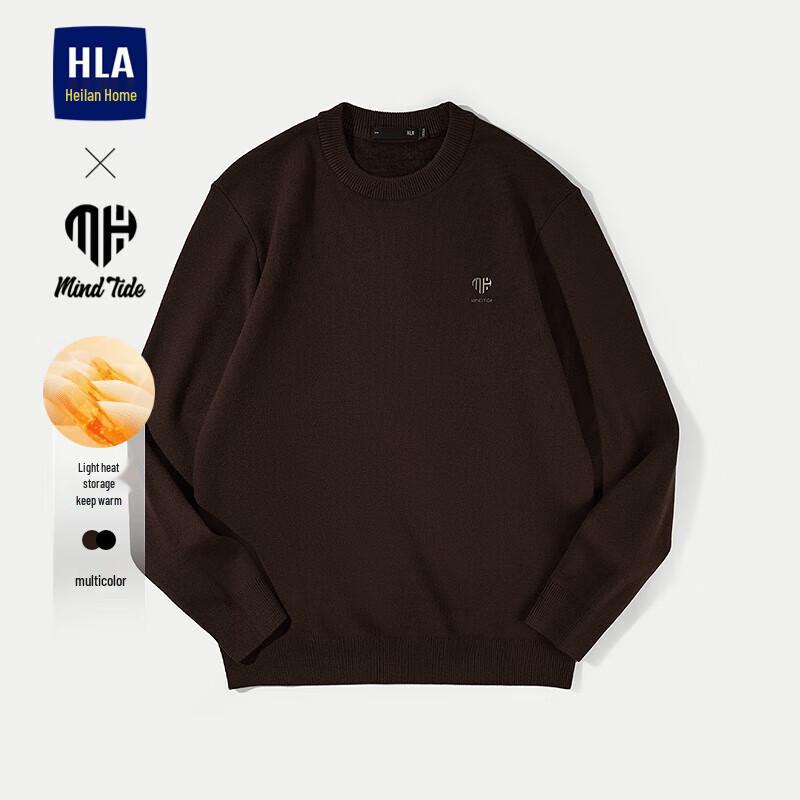 Men's Letter Print Round Neck Knitted Sweater