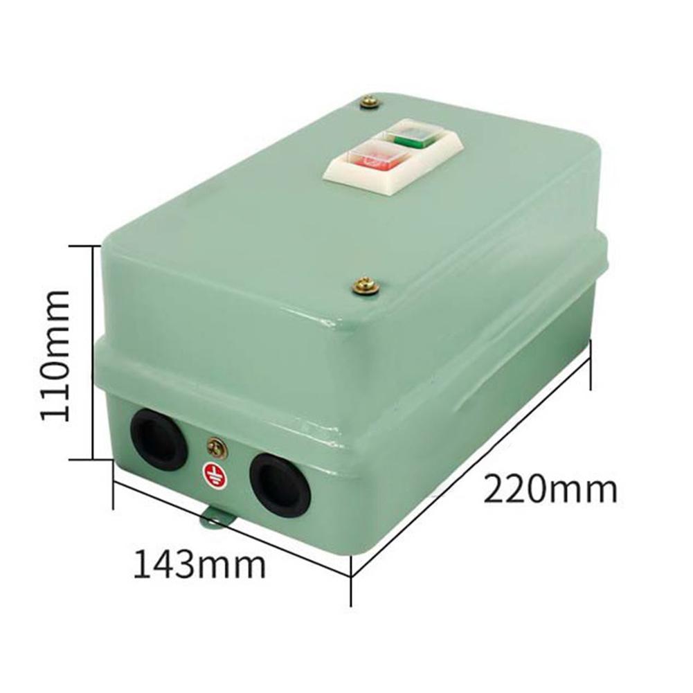 QZ610-10RF 20A Motor Starter 380V For 5.For 5KW 7.For 5KW Three Phase with Built-in Thermal Relay and Self Reset Buttons