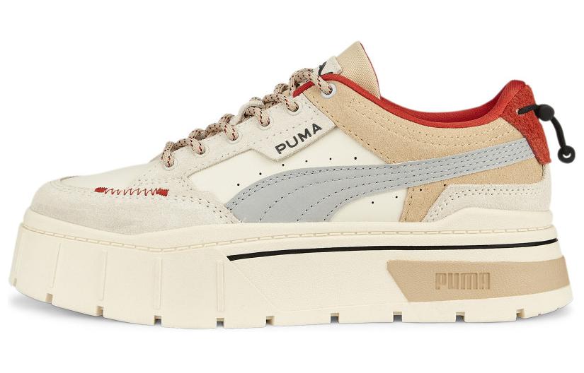 PUMA Mayze Stack Retro Grade Vaporous Grey Red Women s 386450-01 35.5