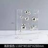 Creative Square Acrylic Cover Sphere Decoration Living Room Porch Cabinet Crafts Ornament Modern Clear Acrylic Square Home Decor