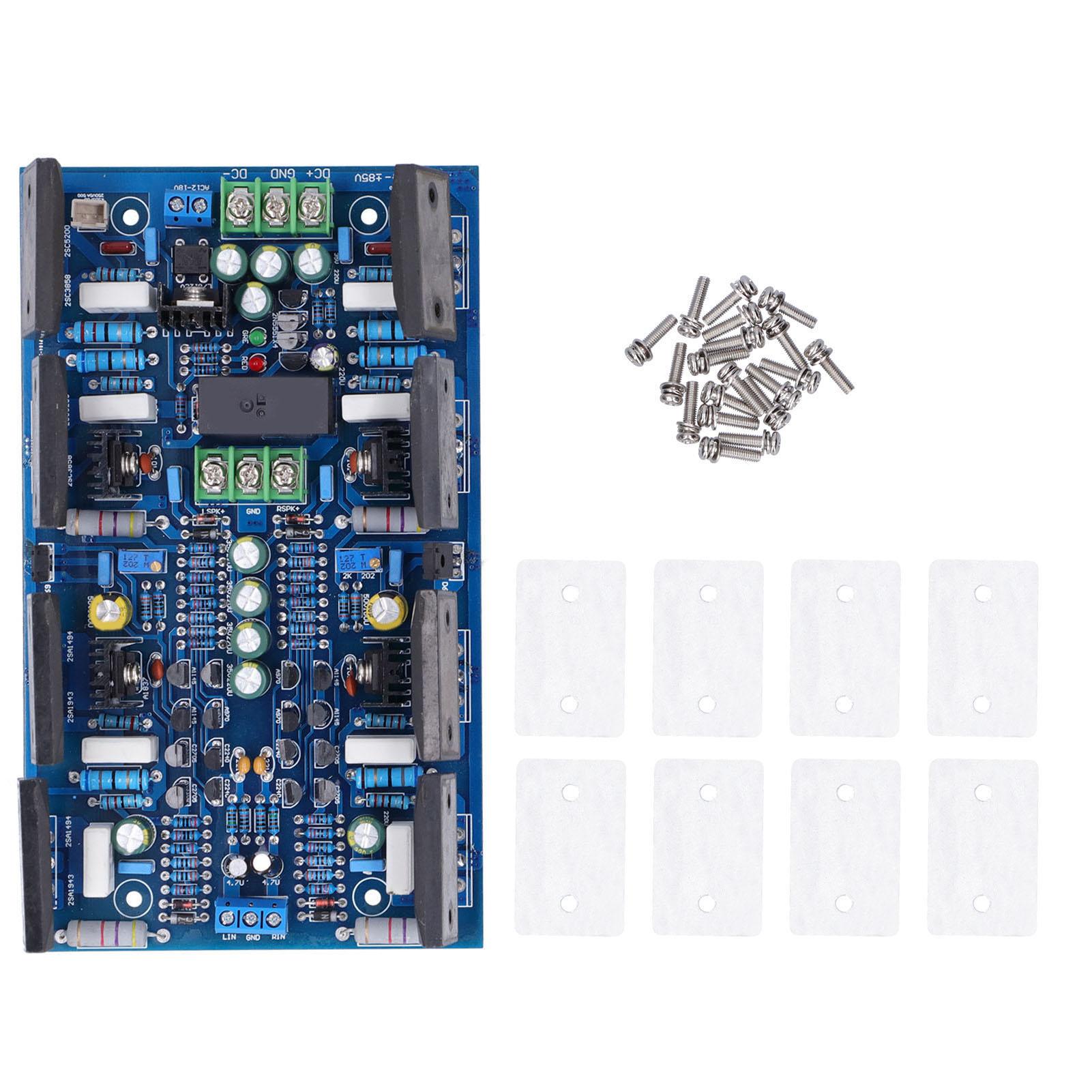 

Power Amplifier Board 2Channels PCB with High Accuracy Resistance 300W+300W YJ00180