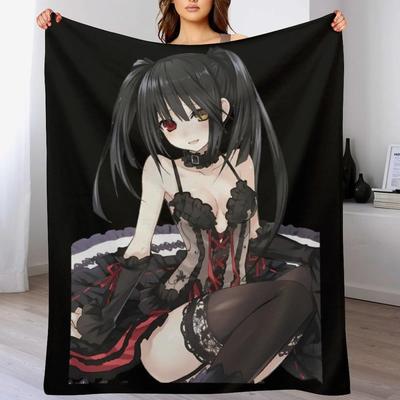 Kurumi Tokisaki Throw Blanket Giant Sofa Sofa Throw Sofa For Decorative Blankets