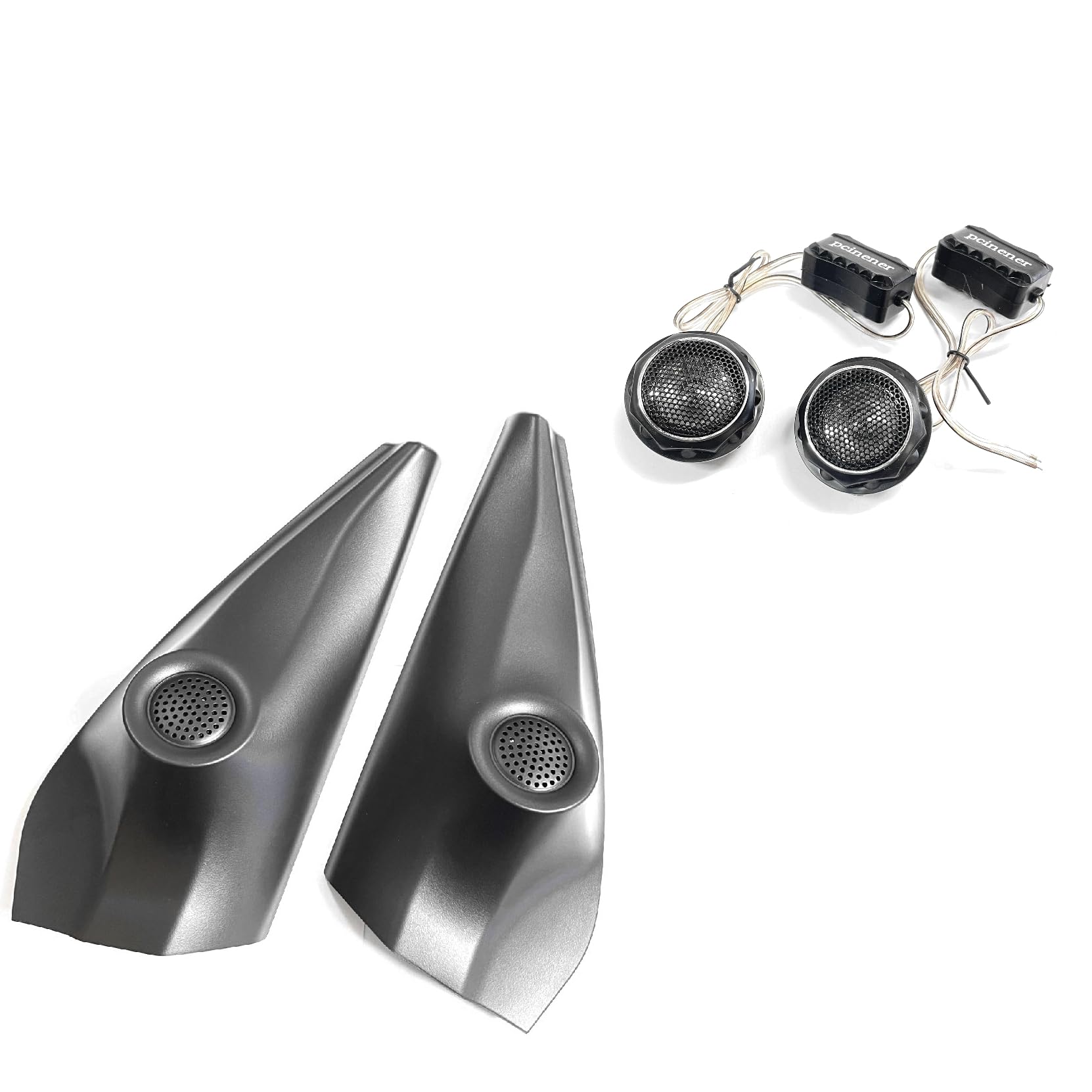 

Панель твитера CGP с твитером для и Hijet Включает фильтр Специфичный для автомобиля Встроенный S700V, S710V, Atrai, Cargo, High-Pass (CGP5762-T280) чёрный