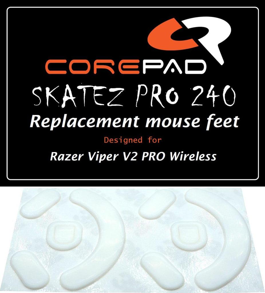 Corepad Skatez PRO Mouse Soles for Razer Viper V2 PRO Wireless, 2-Pack (PRO)