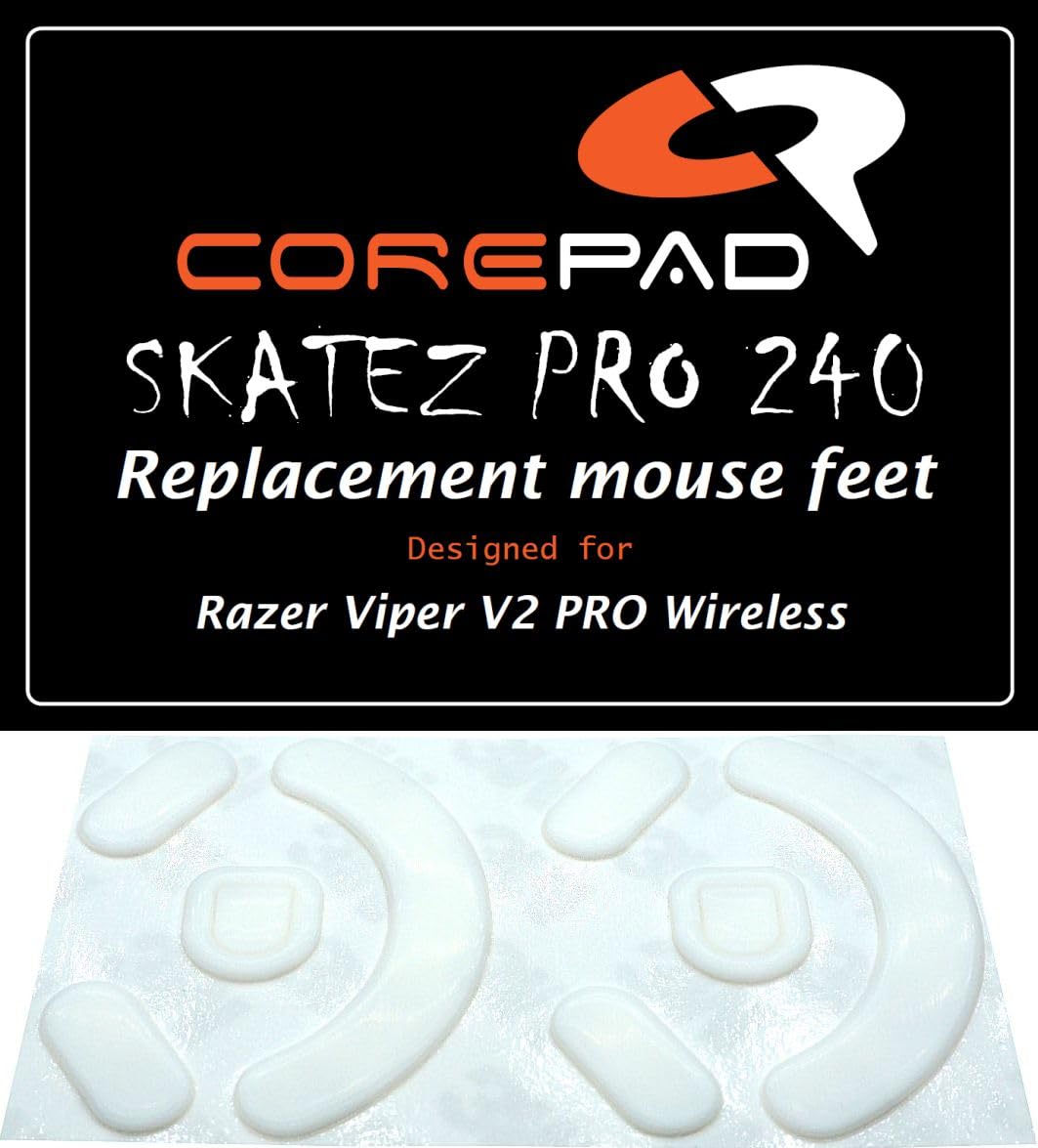 

Corepad Skatez PRO Mouse Soles for Razer Viper V2 PRO Wireless, 2-Pack (PRO)
