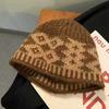 Bärenmütze Damen Herbst und Winter niedliche vielseitige Wollmütze süß und niedlich Gesicht kleiner Gehörschutz Strickmütze Winter