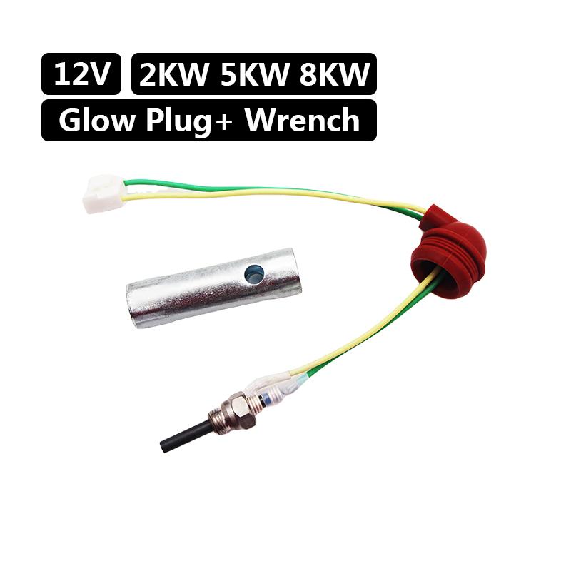 12V 24V 2KW 5KW 8KW Chinese Parking Heater Glow Plug Ceramic Pin + Wrench Directly From Factory Similar With Eberspacher Webasto 12V and Wrench