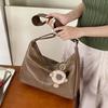 Retro Hobo Bag Crescent Shoulder Bag with Adjustable Strap Faux Leather Crossbody Bag Ladies Purse for Date Commuting Street