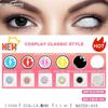 Fargekontaktlinser 1 par BLIND-serien Beauty Pupilentes Fargekontaktlinse Cosplay Fargede kontaktlinser for øyne