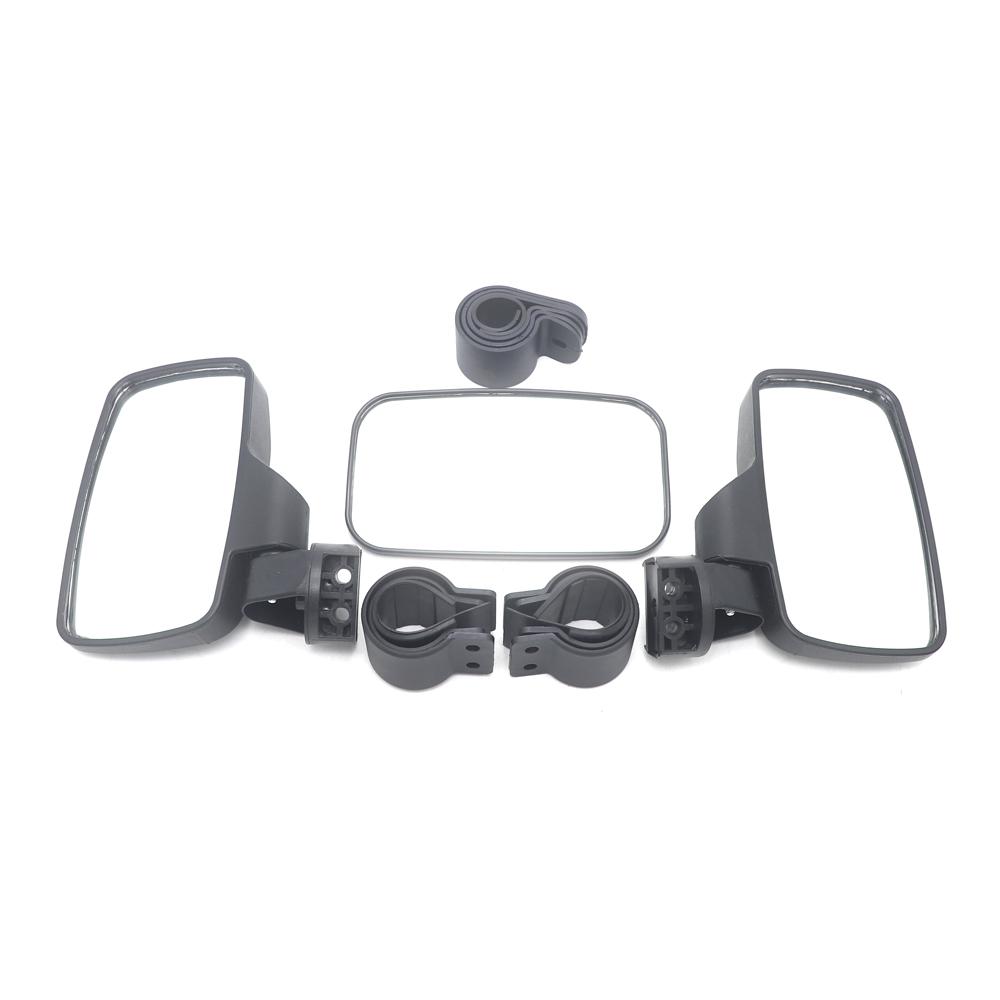 UTV Rearview Mirror Shockproof Side Mirror Accessories w/ 1.75"; 2"; Roll Cages for can am For Polaris RZR 800 900 1000 for