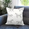 Horse Cushion Cover Comfortable Reversible Pillow Cover Ideal for Car Sofa Bedroom  Beyond