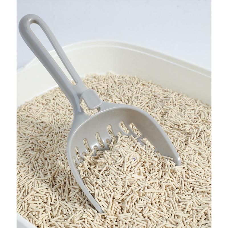 Grid Cat Litter Scoop, Poop-Scooping Essential, Pet Cleaning Supplies,t Litter Scoop Space Saving Litter SifterErgonomic Long Handle Litter Box Scoop