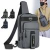 High Quality Men's Crossbody Bag Fashion Casual Waist Packs Male Chest Handbag Bolsa