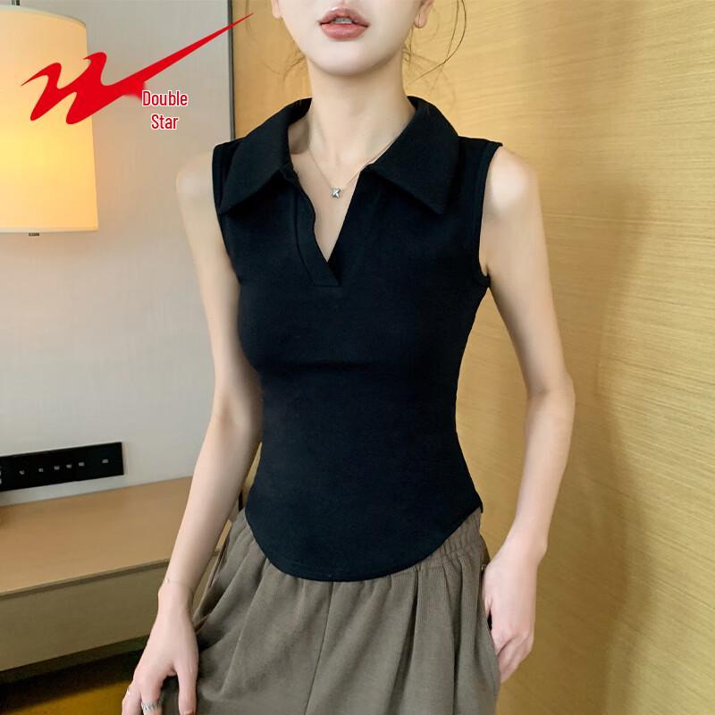 Женская безрукавка-поло Shuangxing M