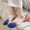 Women Sock Slippers Floral Print Japanese Kawaii Cute Low Cut Ankle Boat Socks Casual Cotton Breathable Invisible No Show Socks