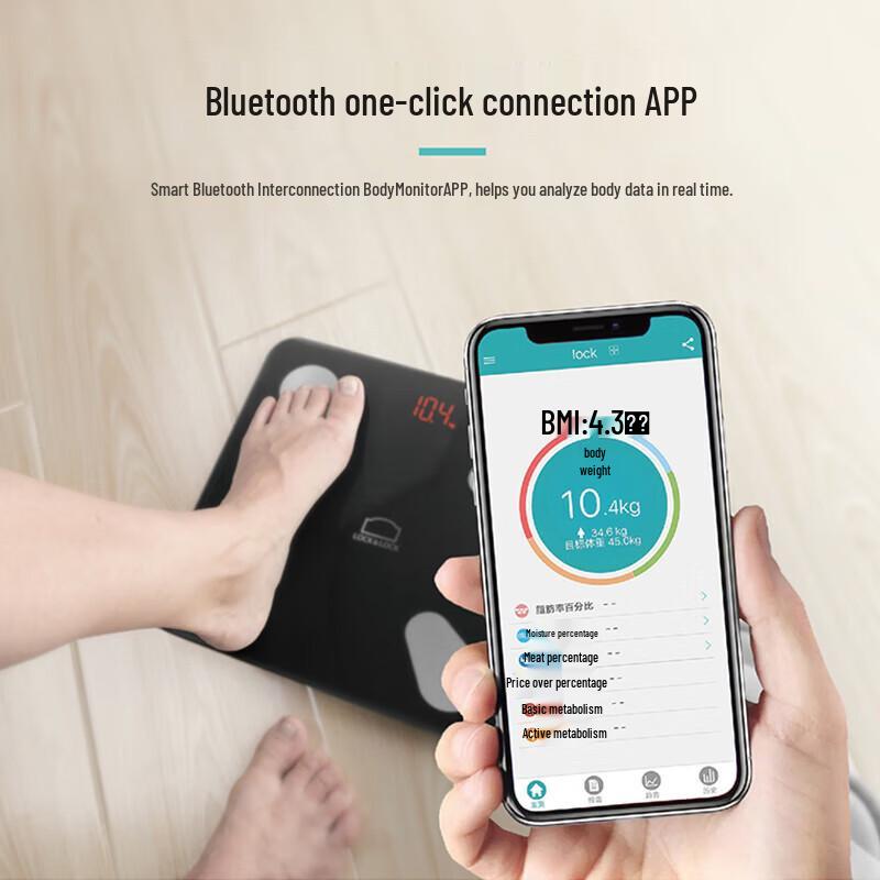 LOCK&LOCK LSC-B110FU Smart Body Fat Scale