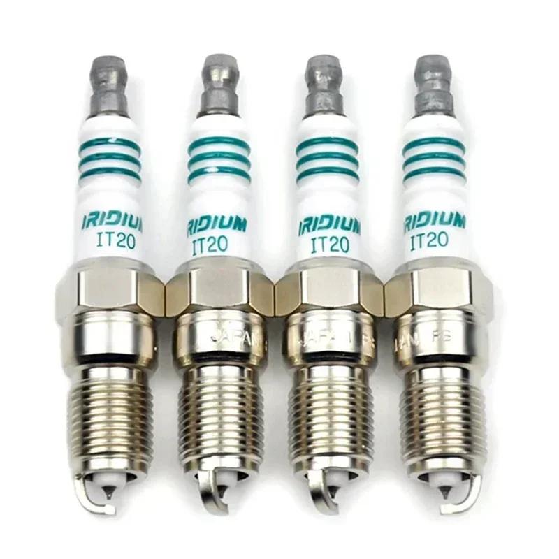 4PCS IT20 5326 Iridium Spark Plug For Chevrolet Peugeot Toyota Mazda Pontiac Ford Focus Mondeo Lotus L3 Volvo S40 CTS IT20