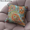 Bohemian Style Paisley Floral Throw Pillow Covers Pattern Cushion Cover Suitable For Sofa Bedroom Car Pillow Cover