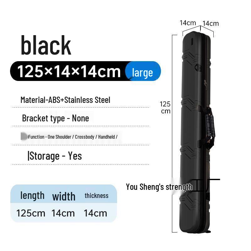 New Lightweight Multifunctional Fishing Bag: Waterproof Hard Shell for Rods, Gear, and Umbrella