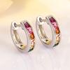 Luxury Geometric Zirconia Ear Cuffs - European & American Style
