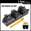 Front Left Master Power Window Switch for Toyota Camry 2.4L 3.0L RAV4 Sienna 2001-2005 Replacement Car Accessories 84820-42180