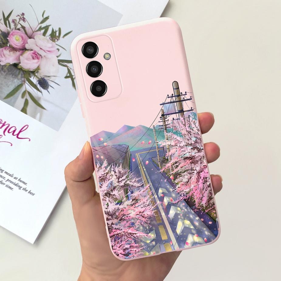 For Samsung Galaxy M13 4G Case SM-M135F New Fashion Cartoon Cover  Soft Silicone Phone Case For Samsung M13 M 23 Galaxy M23 Bags