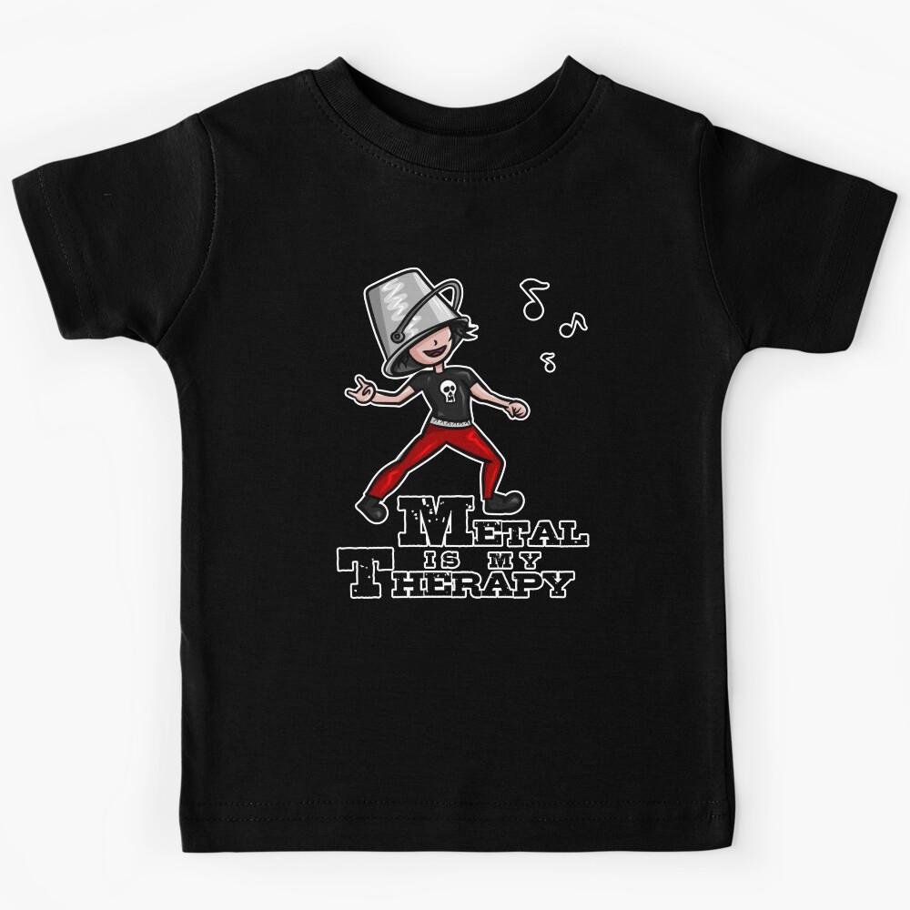 Metal is My Therapy, Find Your Calm Kids T-Shirt 120
